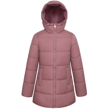 Women's Long Puffer Jacket Coats & Jackets S / Plum Rokka & Rolla