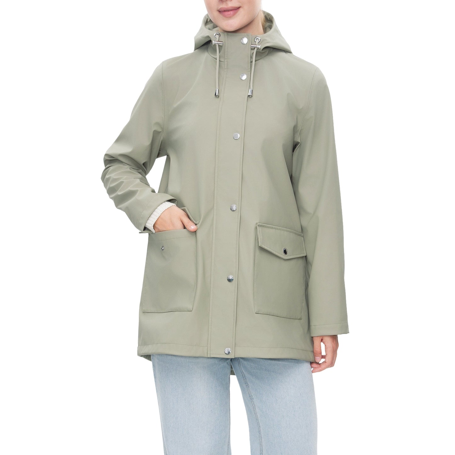 Women's Waterproof Rubber Slicker Rain Jacket Rain Suits Rokka & Rolla