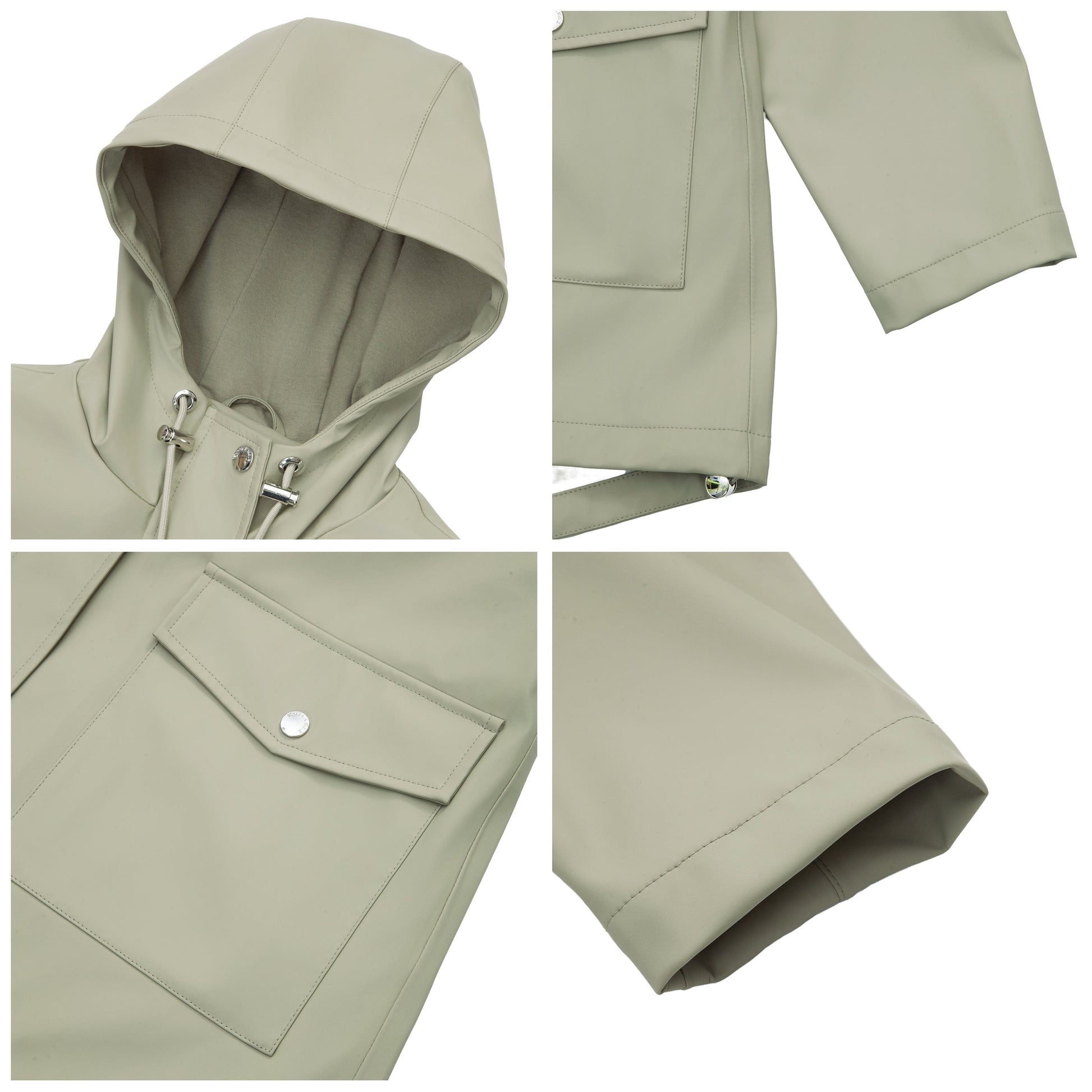 Women's Waterproof Rubber Slicker Rain Jacket Rain Suits Rokka & Rolla