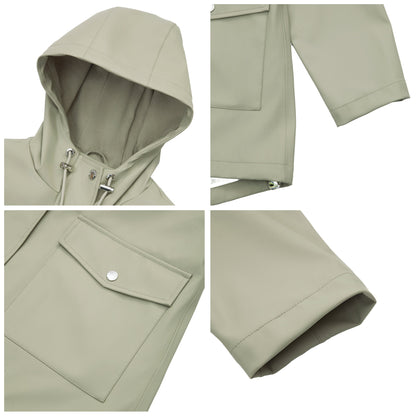 Women's Waterproof Rubber Slicker Rain Jacket Rain Suits Rokka & Rolla