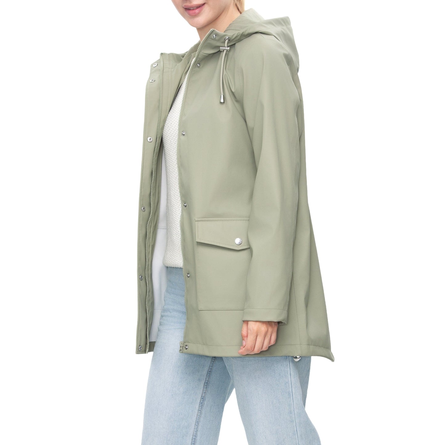 Women's Waterproof Rubber Slicker Rain Jacket Rain Suits Rokka & Rolla