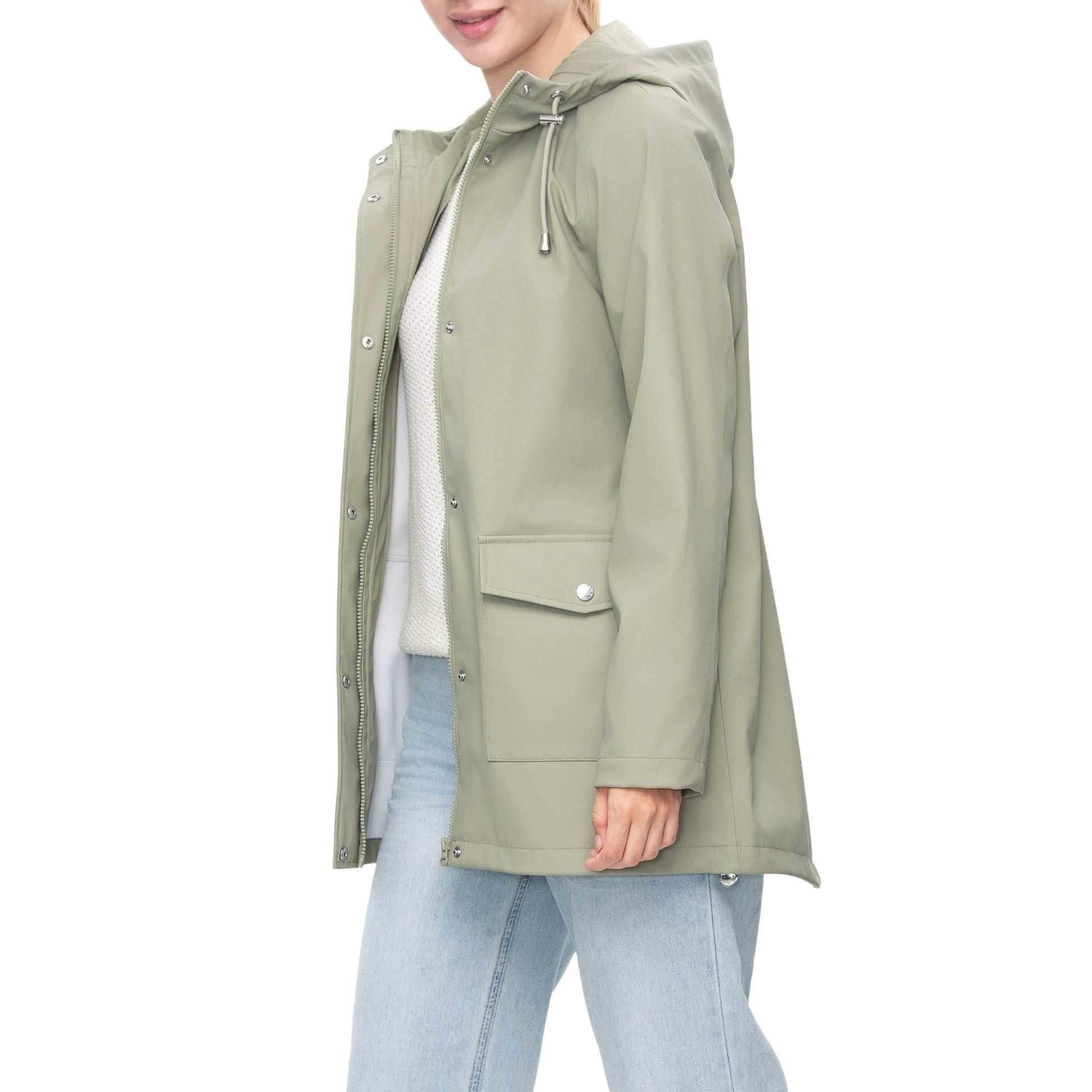 Women's Waterproof Rubber Slicker Rain Jacket Rain Suits Rokka & Rolla