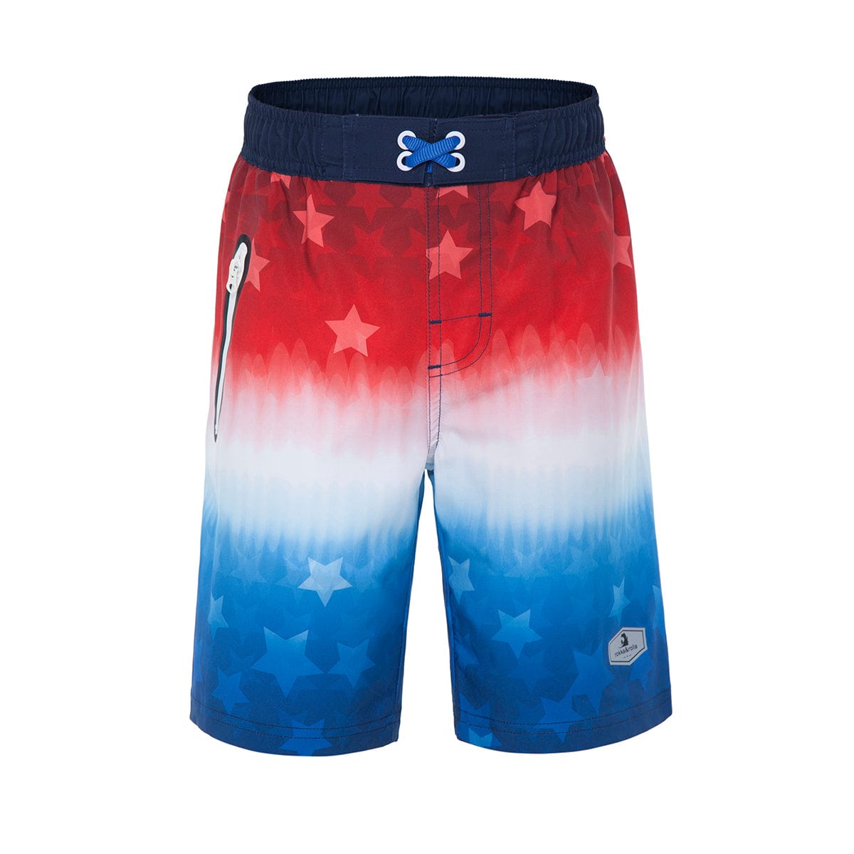 Boys' 4-Way Stretch Mesh Lined Swim Trunks Swimwear M (8) / Cherry Ice Rokka & Rolla
