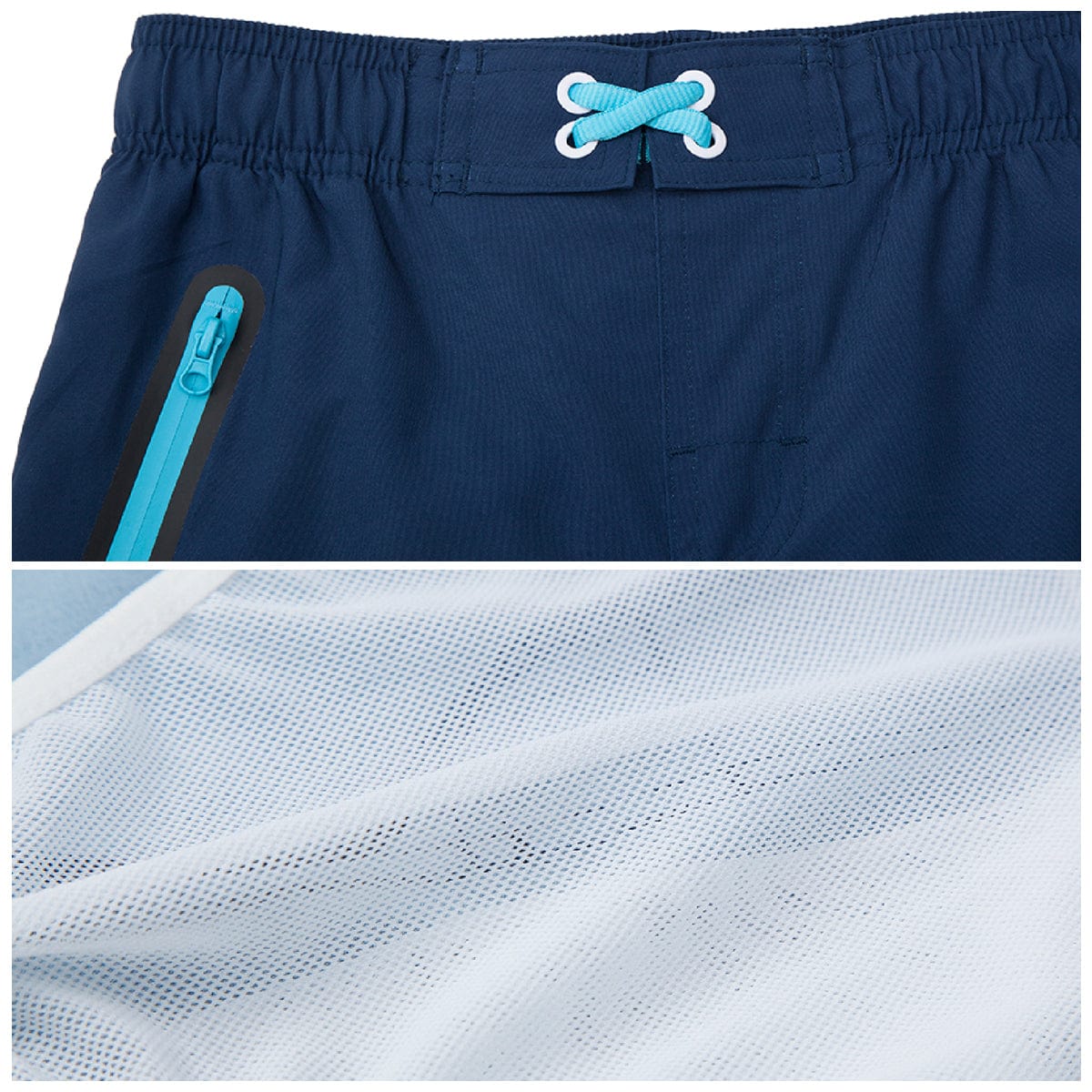 Boys' 4-Way Stretch Mesh Lined Swim Trunks Swimwear Rokka & Rolla