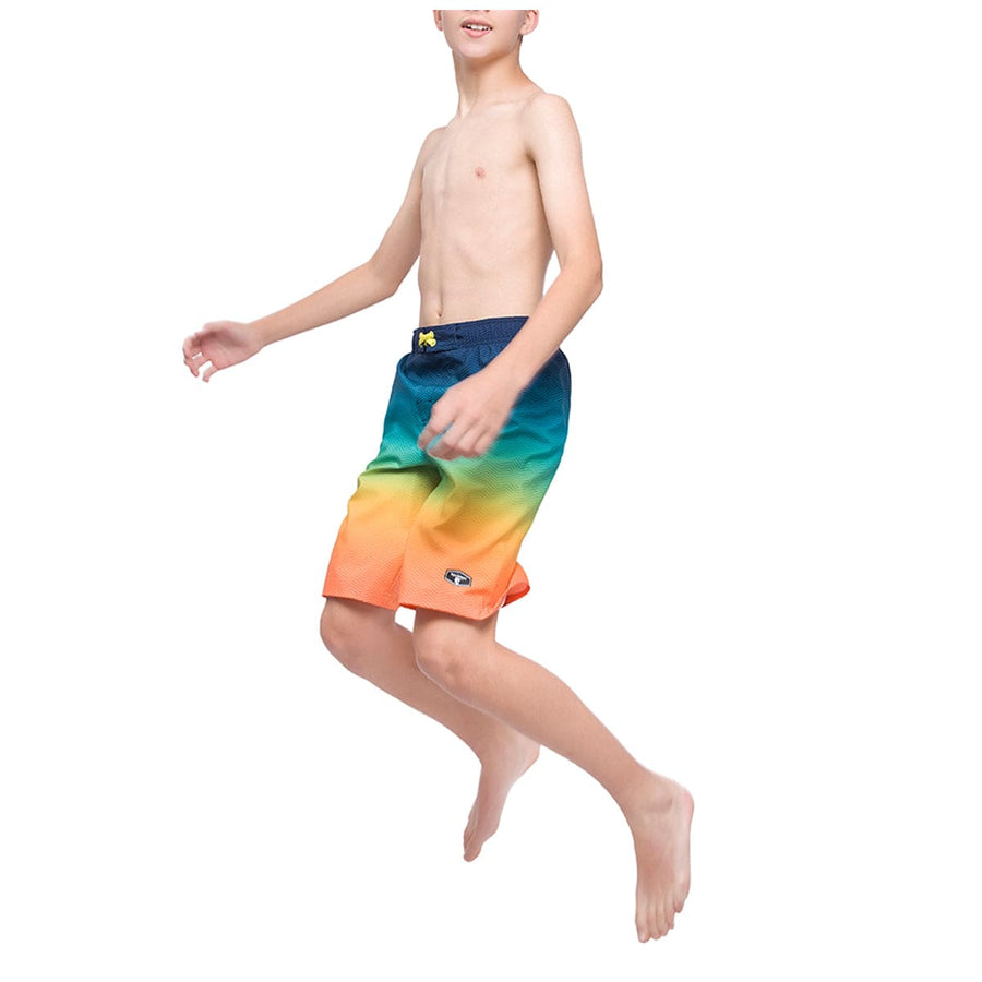 Boys' 4-Way Stretch Mesh Lined Swim Trunks Swimwear Rokka & Rolla