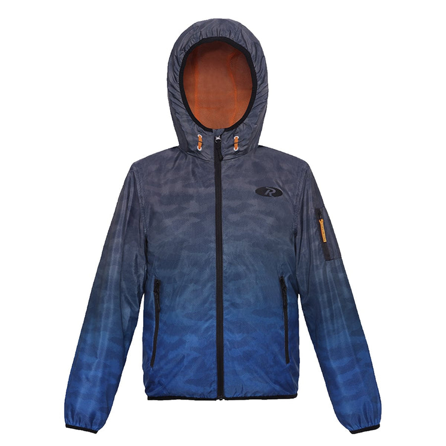 Boys' Lightweight Hooded Windbreaker Coats & Jackets XS / Azure Blue Rokka & Rolla