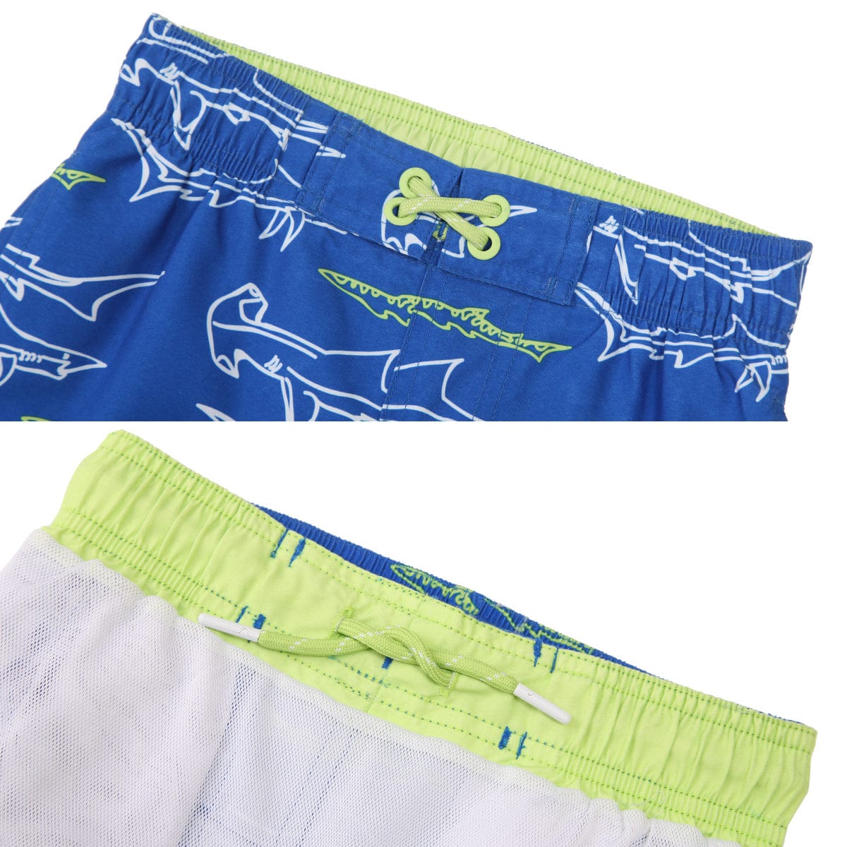 Boys' Quick Dry Mesh Lined Swim Trunks Swimwear Rokka & Rolla