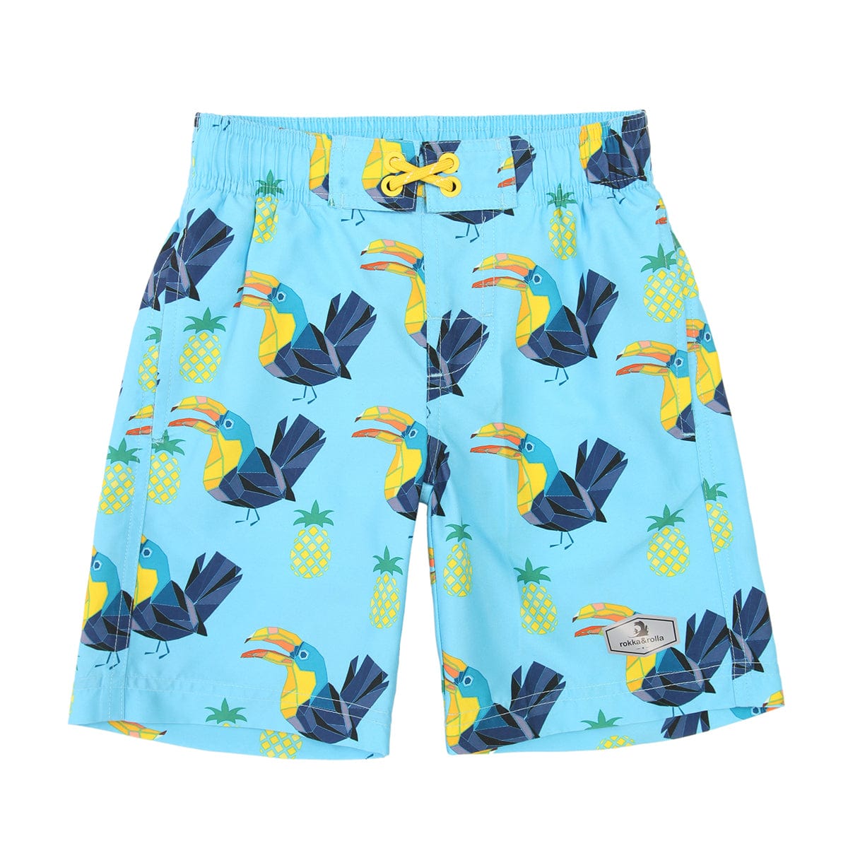 Boys' Quick Dry Mesh Lined Swim Trunks Swimwear Rokka & Rolla