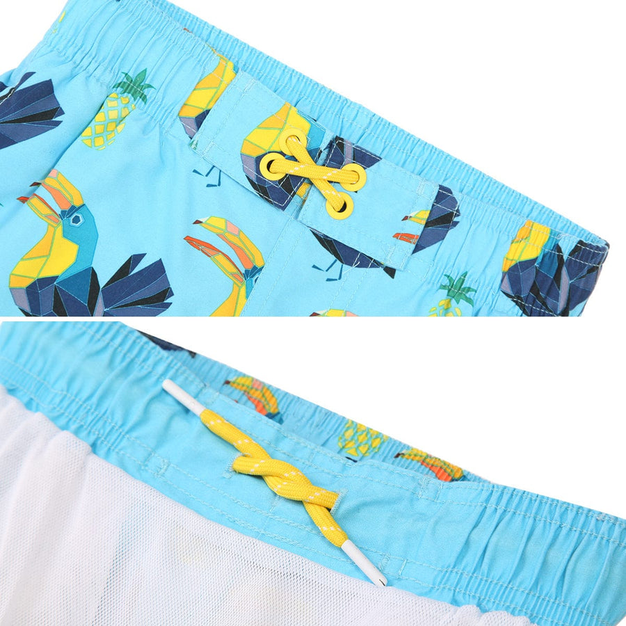 Boys' Quick Dry Mesh Lined Swim Trunks Swimwear Rokka & Rolla