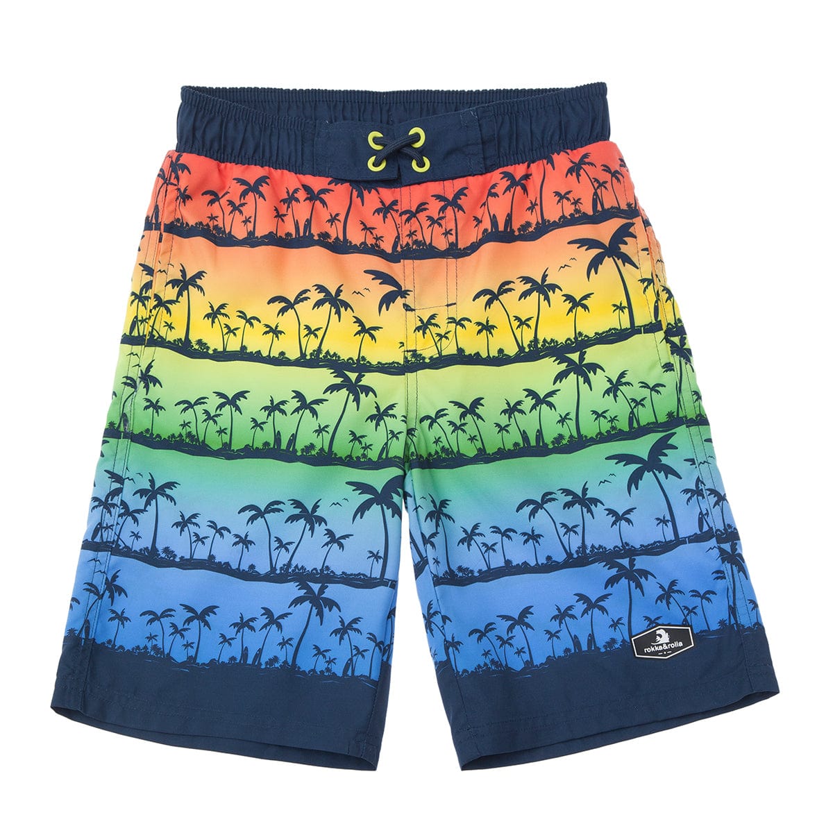 Boys' Quick Dry Mesh Lined Swim Trunks Swimwear Rokka & Rolla
