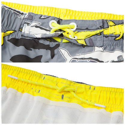 Boys' Quick Dry Mesh Lined Swim Trunks Swimwear Rokka & Rolla