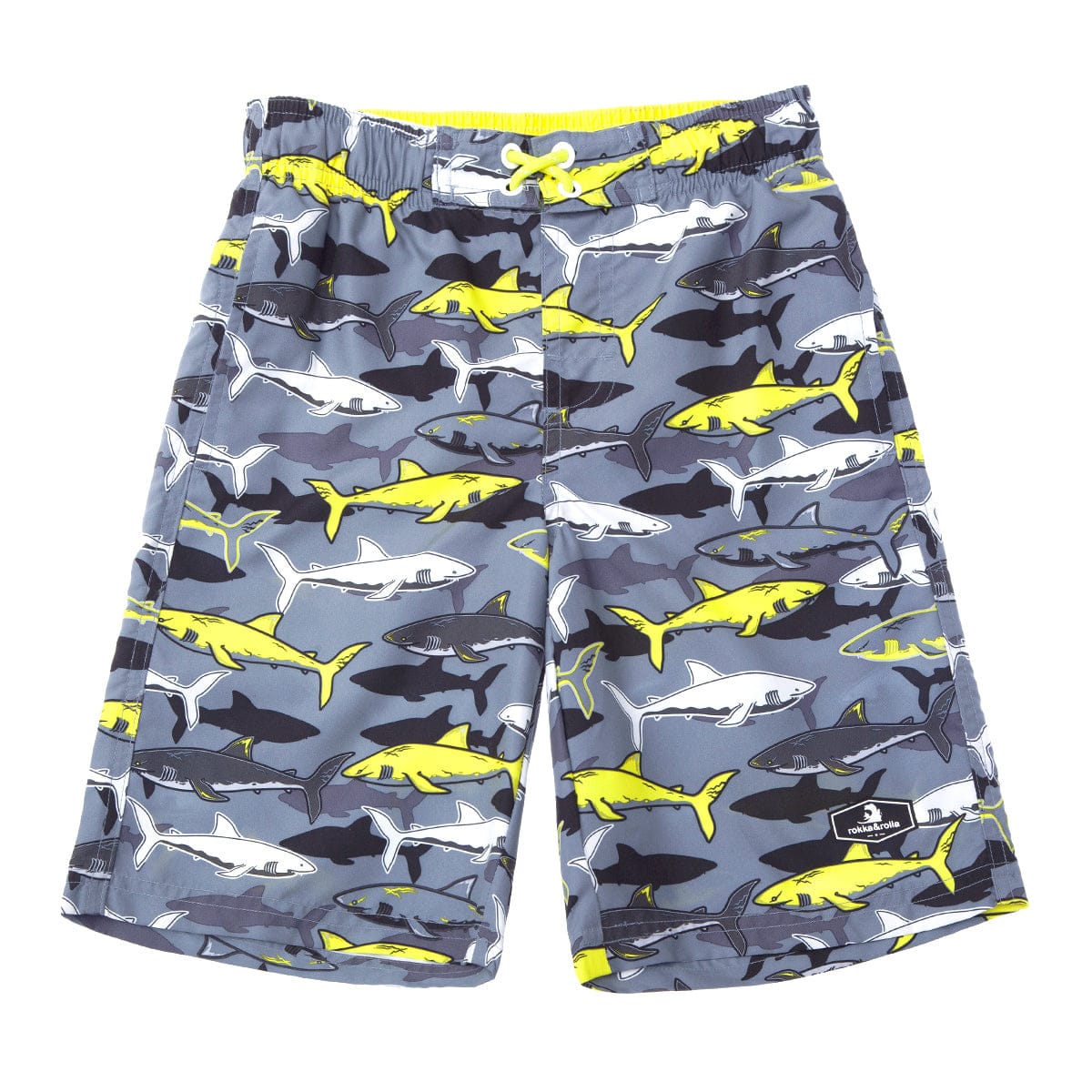 Boys' Quick Dry Mesh Lined Swim Trunks Swimwear Rokka & Rolla