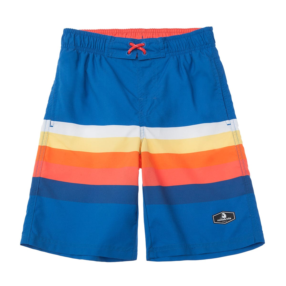 Boys' Quick Dry Mesh Lined Swim Trunks Swimwear Rokka & Rolla