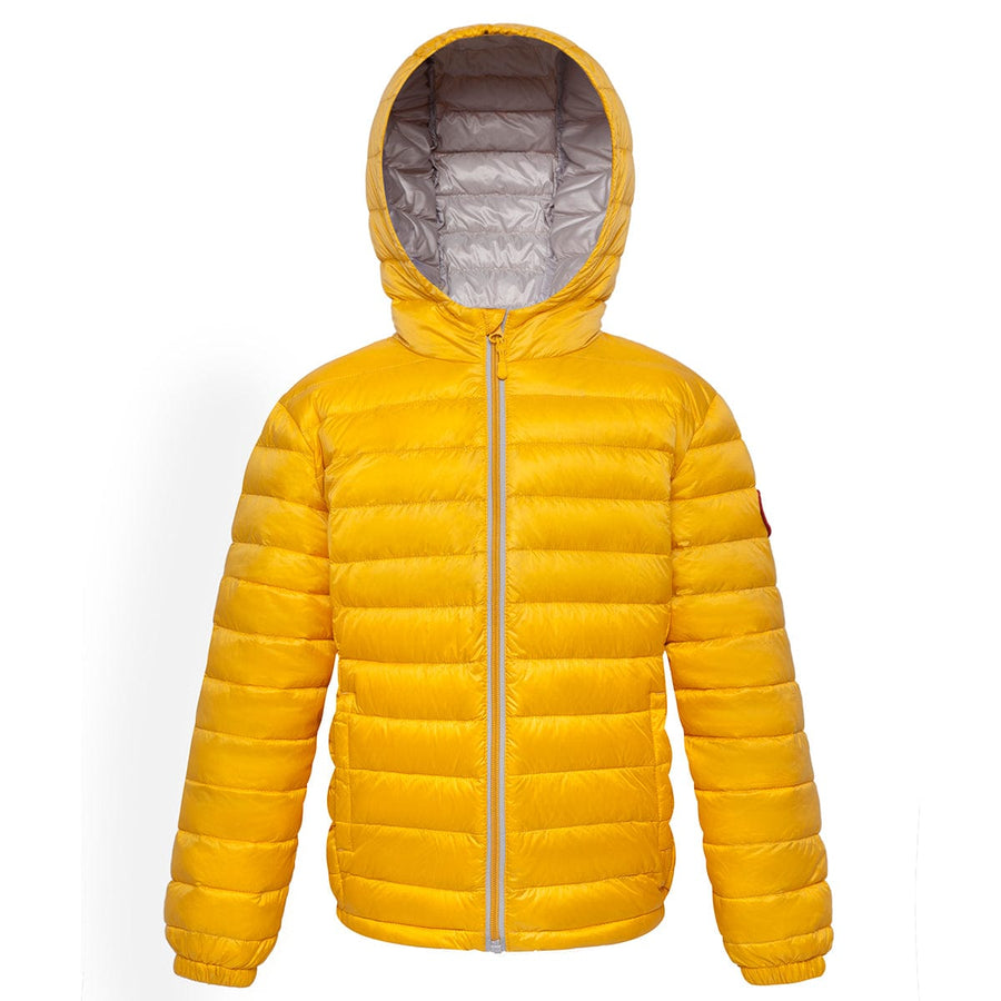 Boys' Ultra Light Packable Down Puffer Jacket Coats & Jackets XS / Mustard Yellow Rokka & Rolla