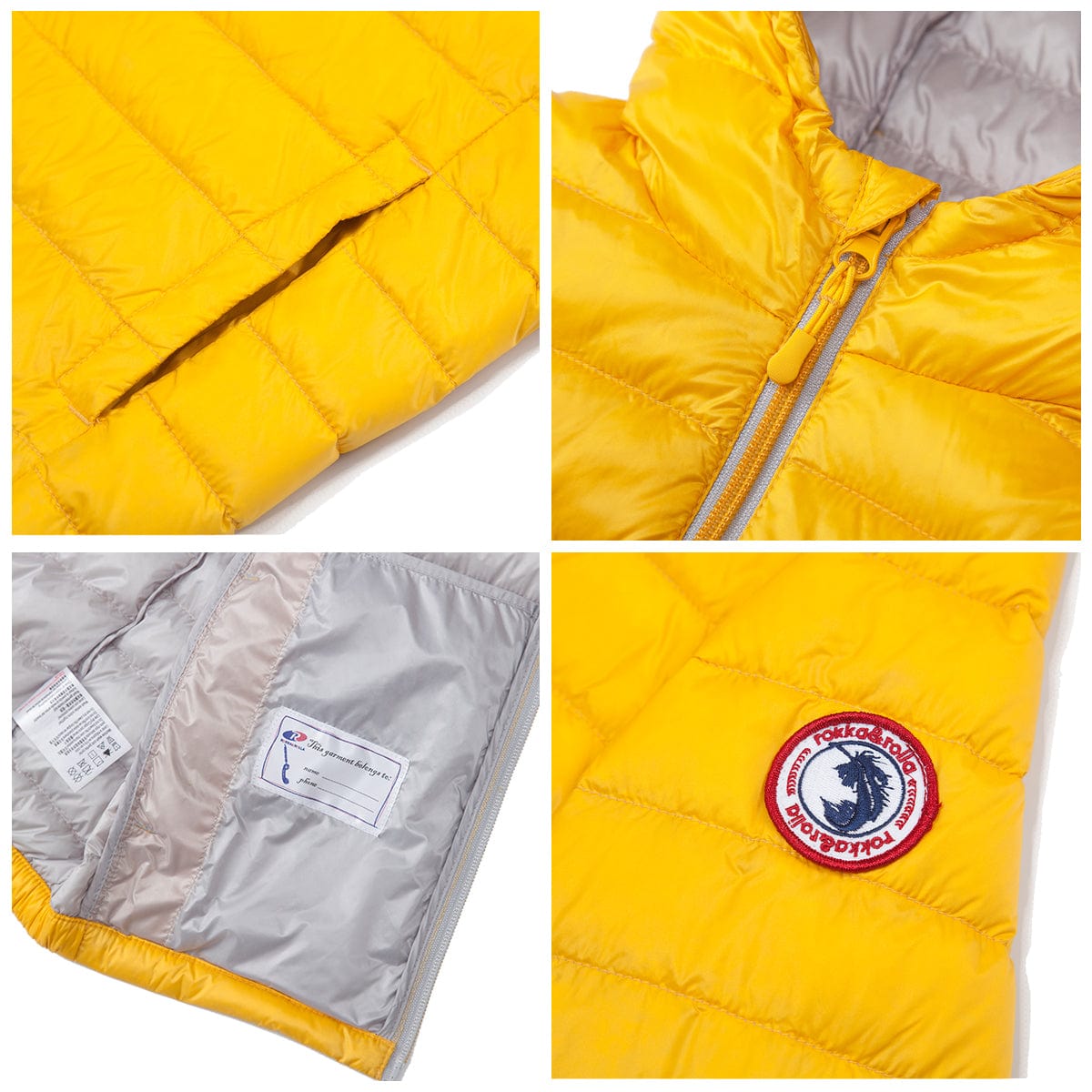 Boys' Ultra Light Packable Down Puffer Jacket Rokka & Rolla