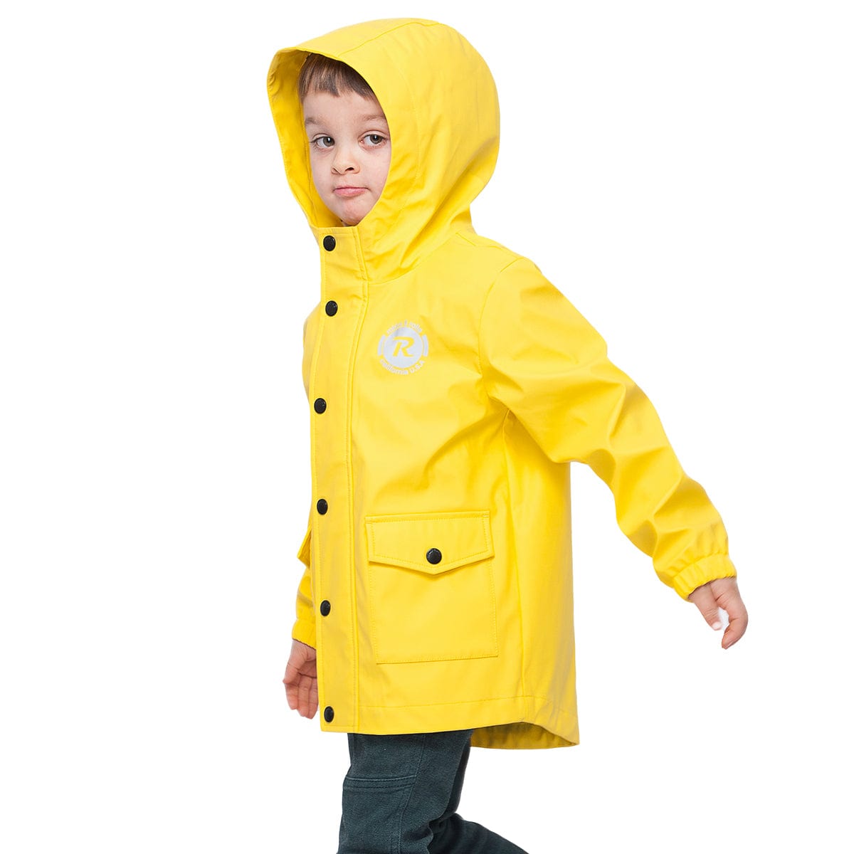 Boys' Waterproof Rubber Slicker Rain Jacket Rain Suits Rokka & Rolla