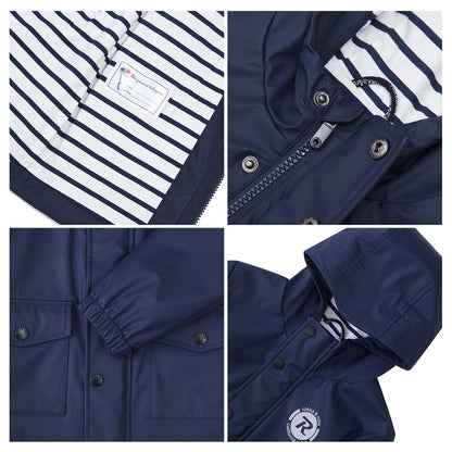 Boys' Waterproof Rubber Slicker Rain Jacket Rain Suits Rokka & Rolla