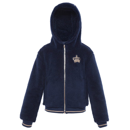 Girl's Sherpa Fleece Lined Jacket XS / Navy Rokka & Rolla