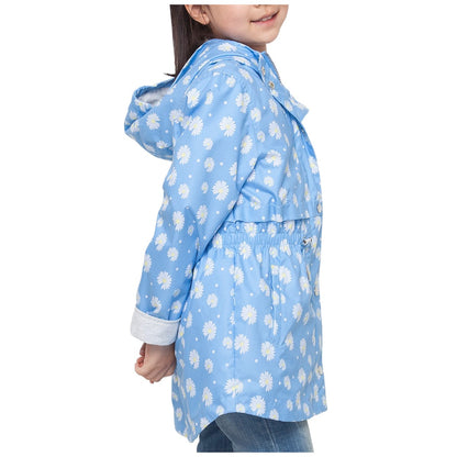 Girls' Casual Hooded Trench Coat Jacket Coats & Jackets Rokka & Rolla