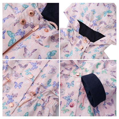 Girls' Casual Hooded Trench Coat Jacket Rokka & Rolla