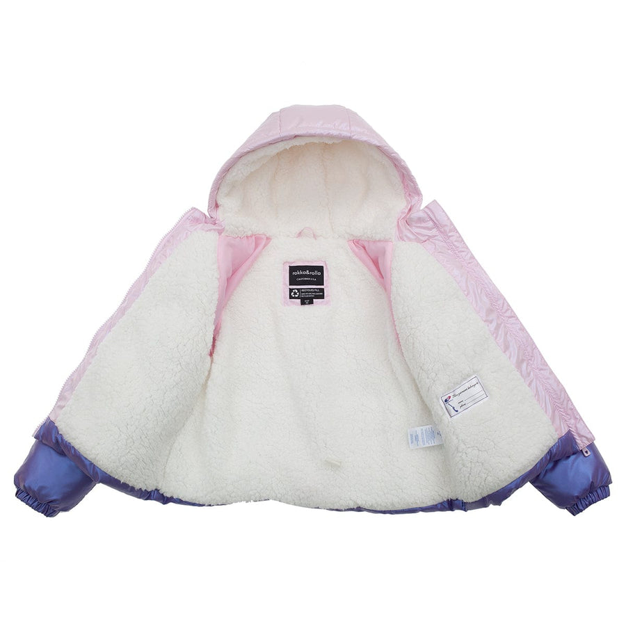 Baby Bubble Puffer Jacket - Pink