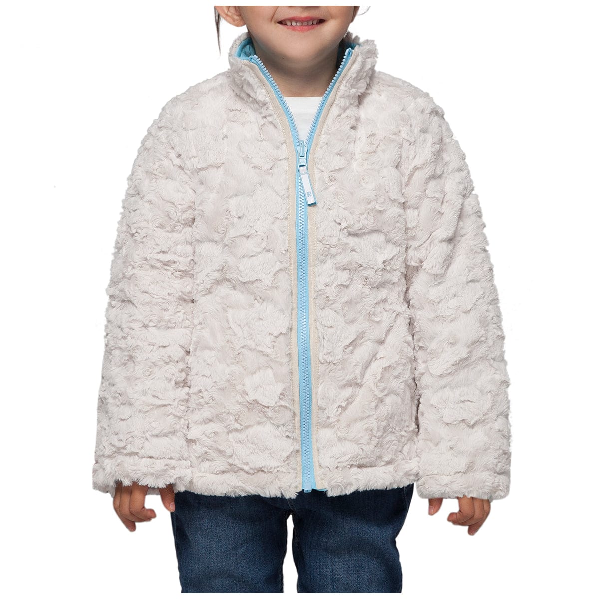 Girls' Reversible Sherpa Fleece Puffer Jacket Coats & Jackets Rokka & Rolla