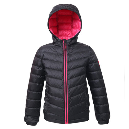 Girls' Ultra Light Packable Down Puffer Jacket XS (4-5) / Rich Black Rokka & Rolla