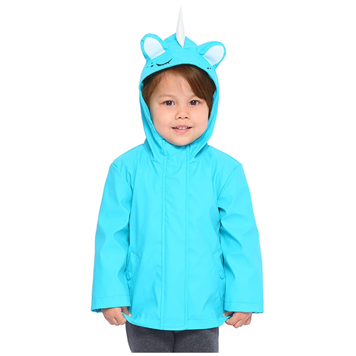 Girls' Waterproof Rubber Slicker Rain Jacket Rain Suits Rokka & Rolla