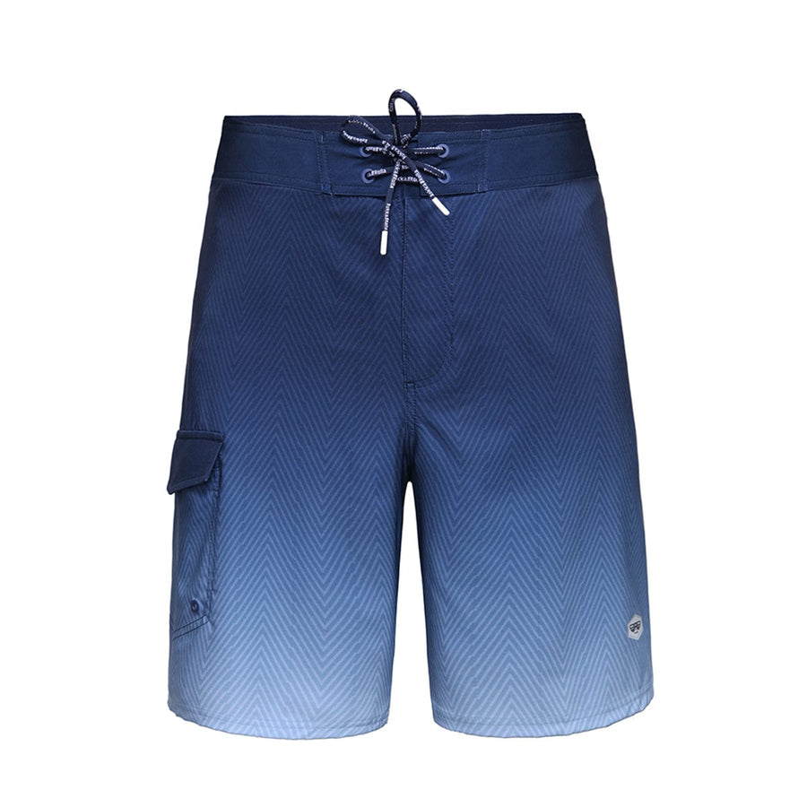 Men's 4-Way Stretch Beach Shorts S / Dark Navy Gradient Rokka & Rolla
