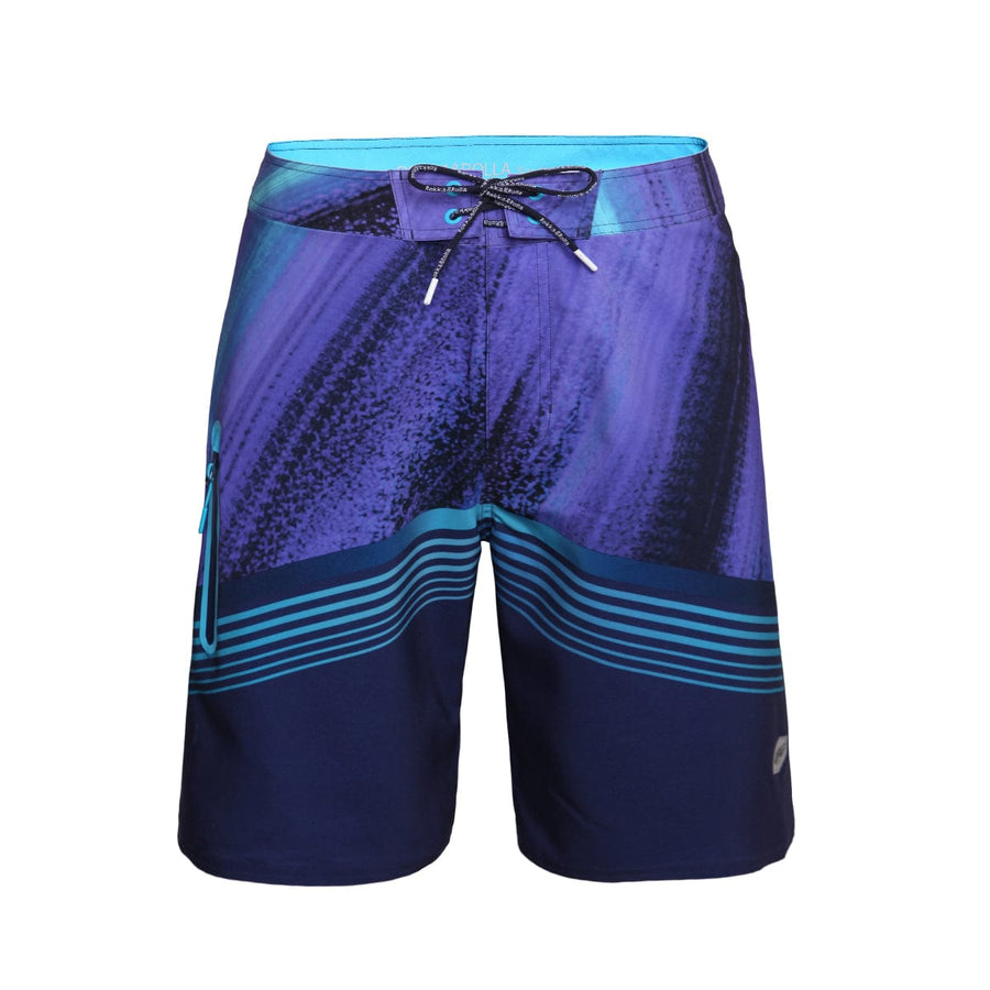 Men's 4-Way Stretch Beach Shorts S / Light Stripe Rokka & Rolla