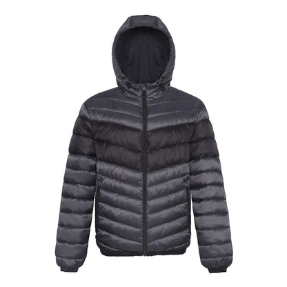 Men's Lightweight Padded Puffer Jacket S / Dark Grey Rokka & Rolla