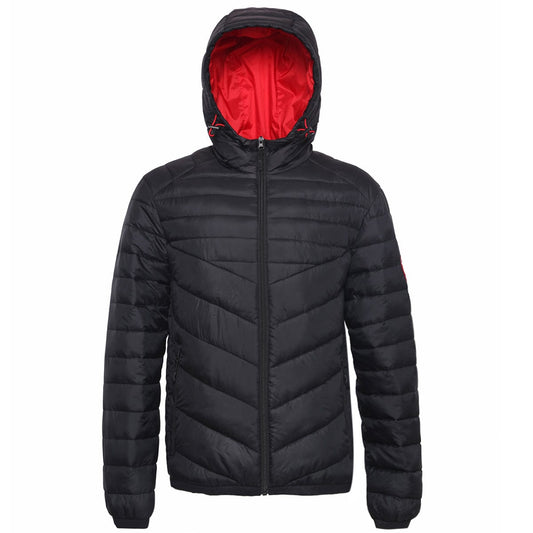 Men's Lightweight Padded Puffer Jacket XL / Very Black Rokka & Rolla