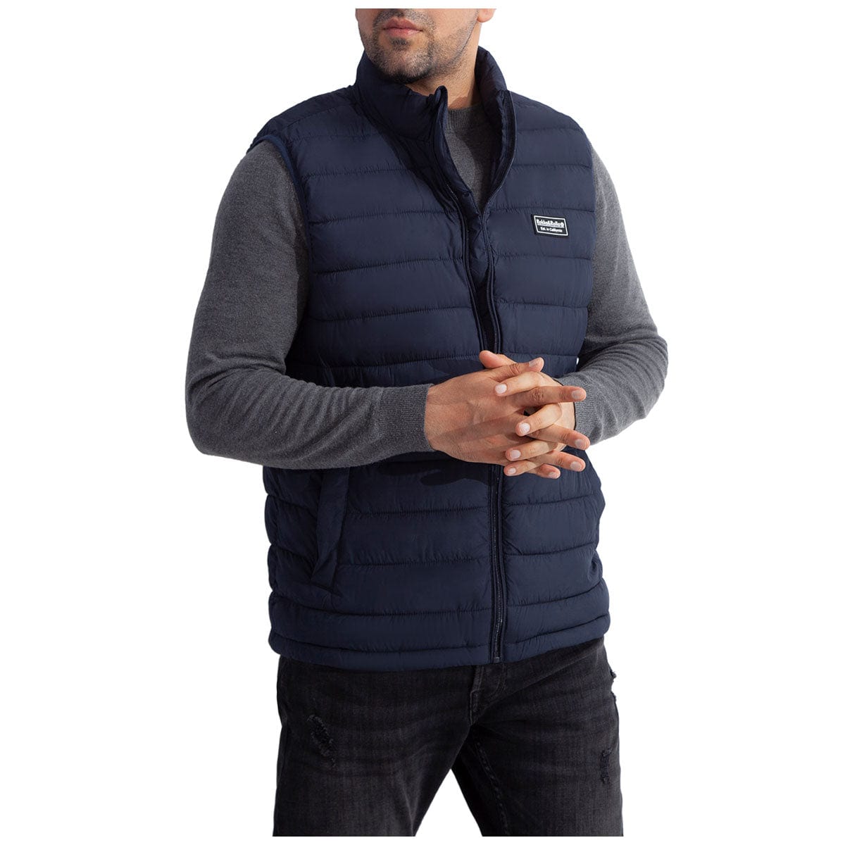 Men's Packable Puffer Vest Vests Rokka & Rolla