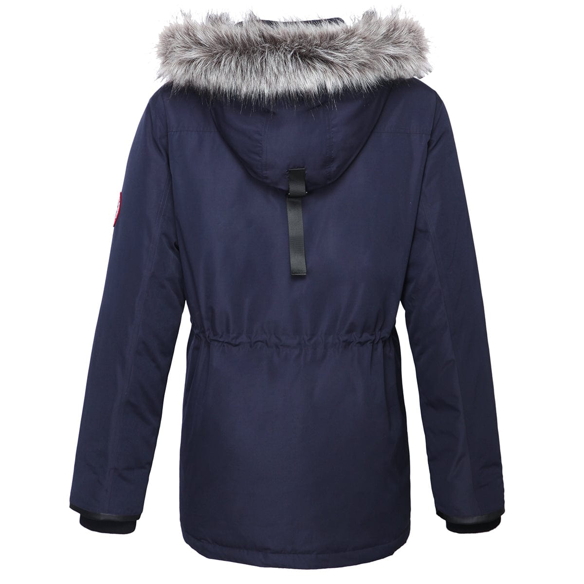 Men's Parka Jacket with Faux Fur Hood Rokka & Rolla