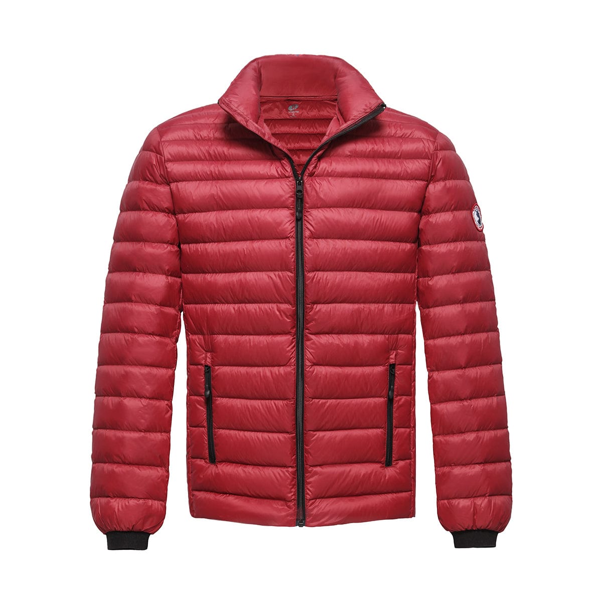 Men's Ultra Light Packable Down Puffer Jacket S / Burgundy Rokka & Rolla