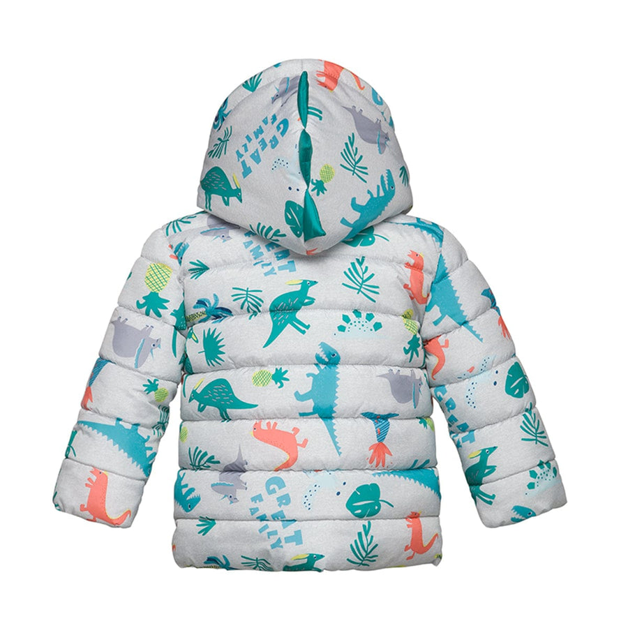 Toddler Boys' Fleece Hooded Puffer Jacket Baby & Toddler Outerwear Rokka & Rolla