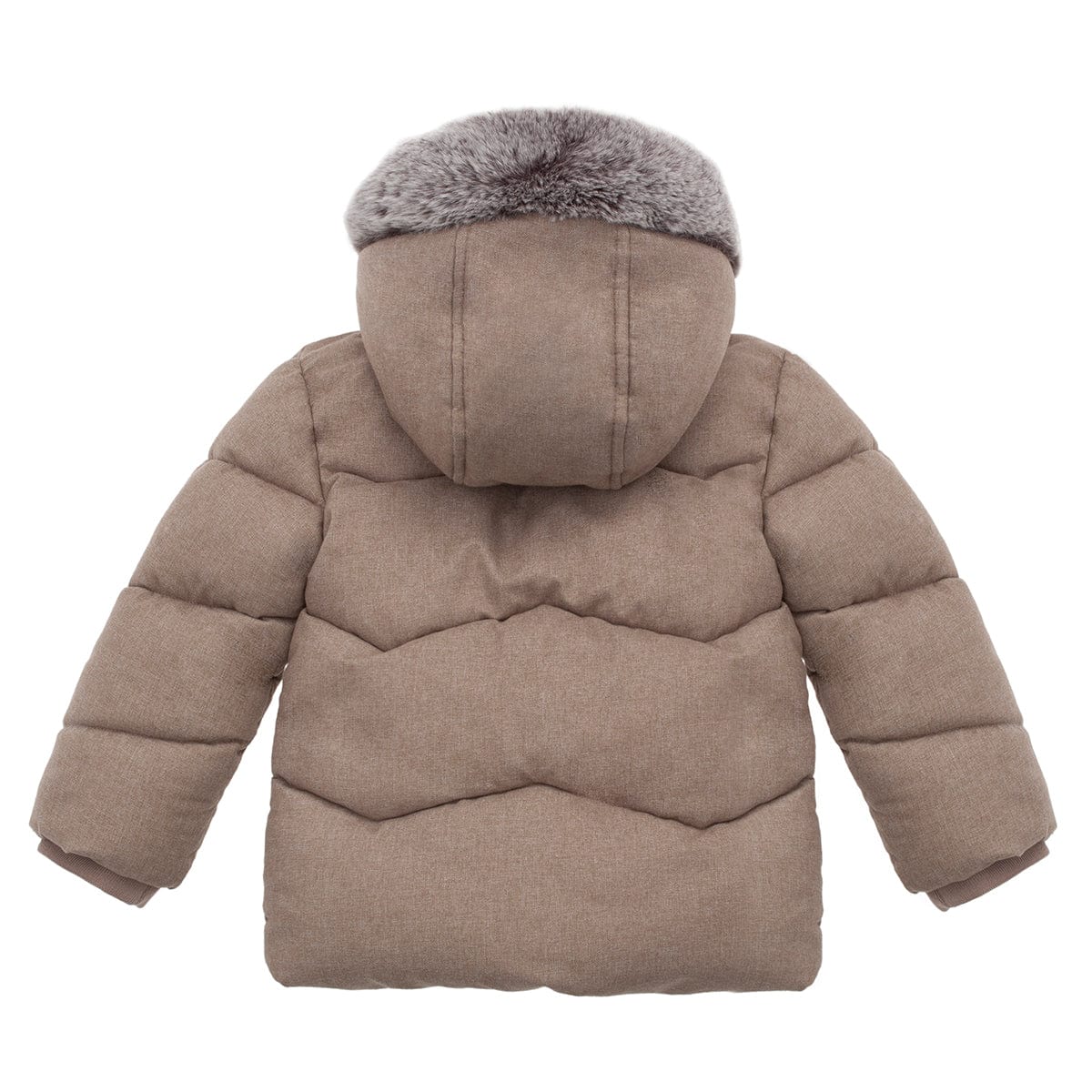 Baby boy puffer coat with fur hood online