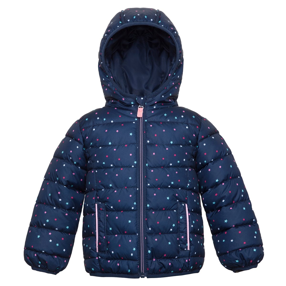 Toddler Girls' Lightweight Puffer Jacket Baby & Toddler Outerwear 2T / Navy Star Rokka & Rolla