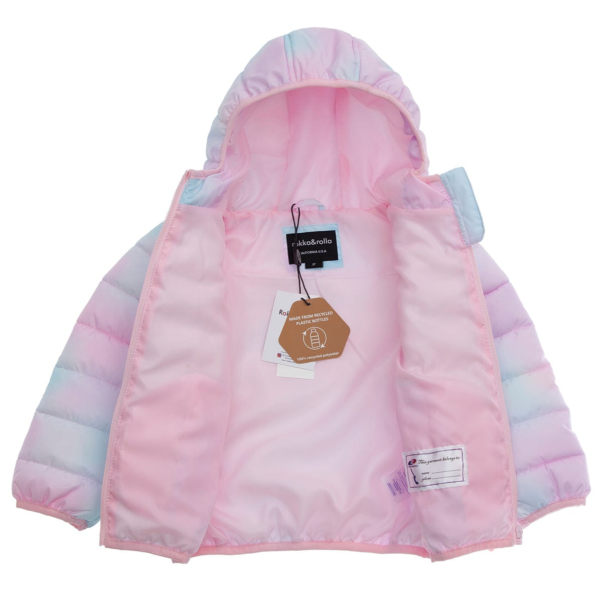 Toddler Girls' Lightweight Puffer Jacket Baby & Toddler Outerwear Rokka & Rolla