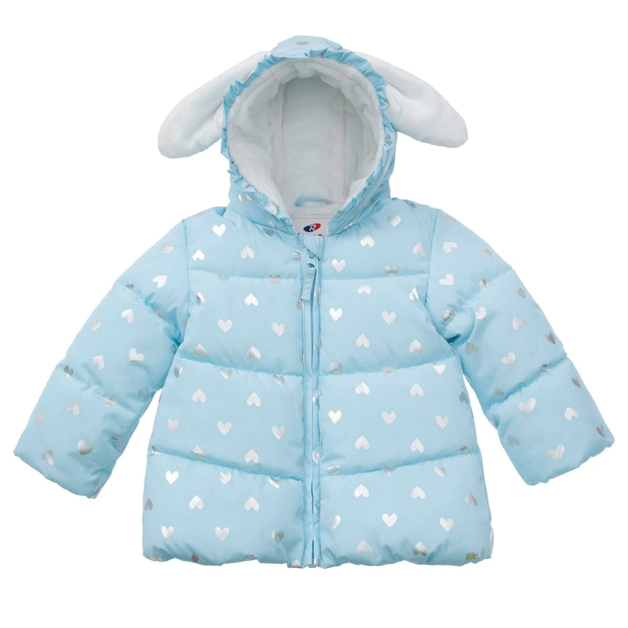 Toddler Girls' Soft Fur Hooded Puffer Jacket Baby & Toddler Outerwear Rokka & Rolla