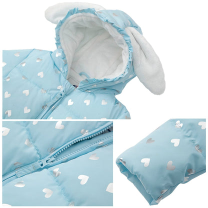 Toddler Girls' Soft Fur Hooded Puffer Jacket Baby & Toddler Outerwear Rokka & Rolla