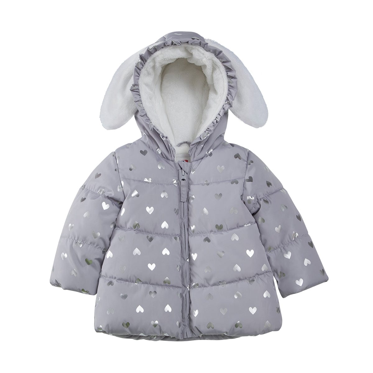 Toddler Girls' Soft Fur Hooded Puffer Jacket Baby & Toddler Outerwear Rokka & Rolla