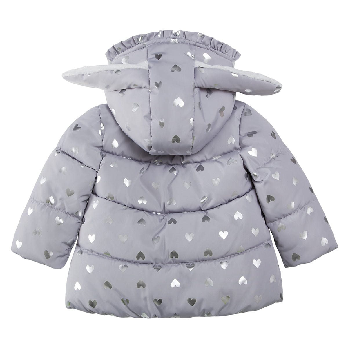 Toddler Girls' Soft Fur Hooded Puffer Jacket Baby & Toddler Outerwear Rokka & Rolla