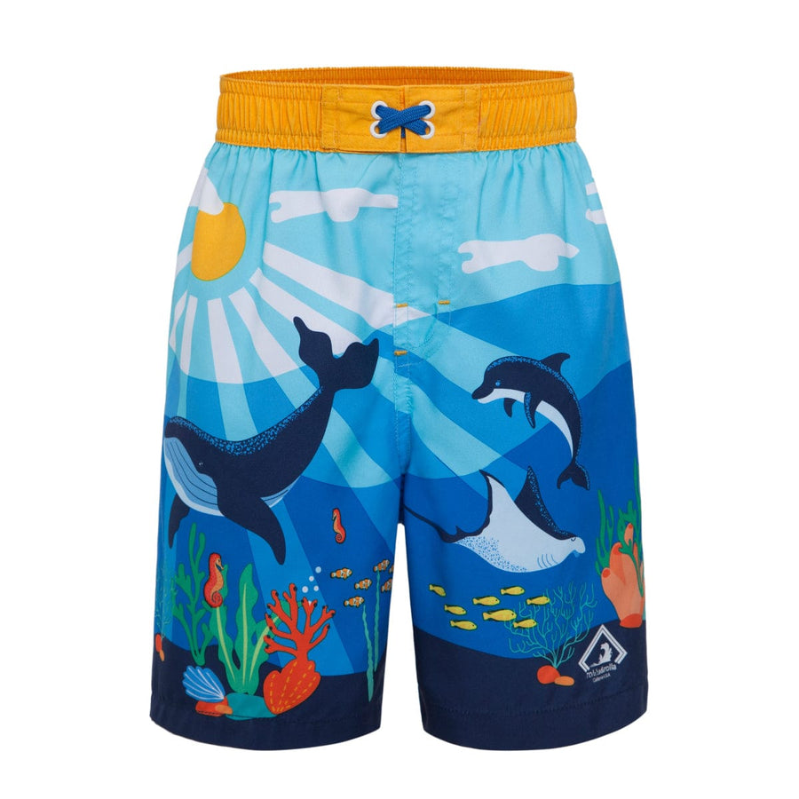 Toddlers' Mesh Lined Swim Trunks Baby & Toddler Swimwear 2T / Under the Sea Rokka & Rolla