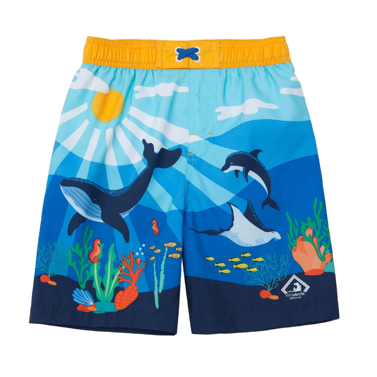 Toddlers' Mesh Lined Swim Trunks Baby & Toddler Swimwear Rokka & Rolla