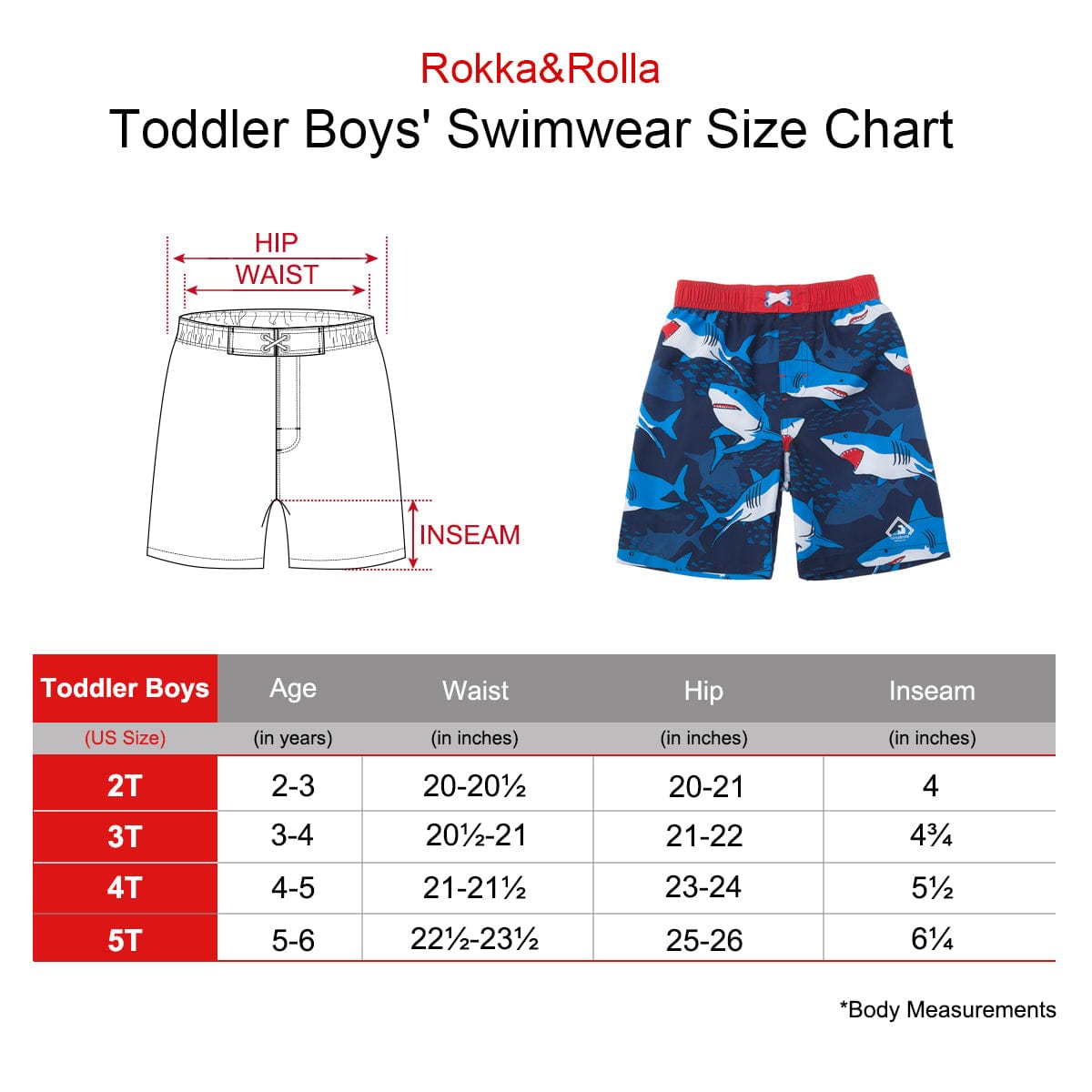 Toddlers' Mesh Lined Swim Trunks Baby & Toddler Swimwear Rokka & Rolla