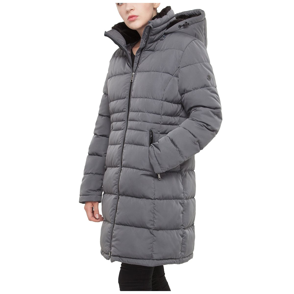 Women's Heavy Long Puffer Jacket Winter Coat Rokka & Rolla