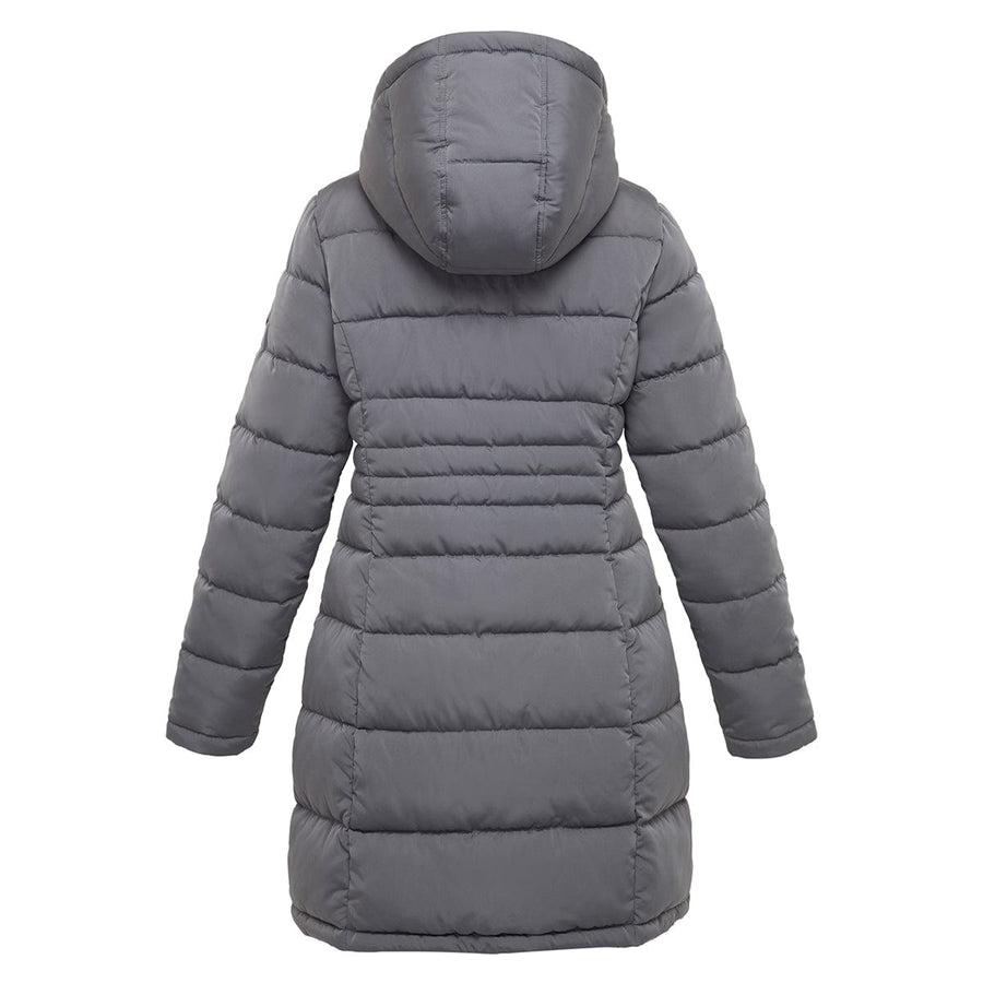 Women's Heavy Long Puffer Jacket Winter Coat | Rokka&Rolla
