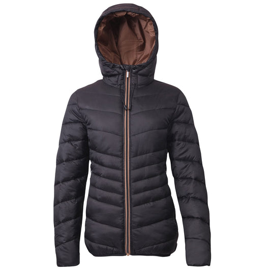 Women's Lightweight Padded Puffer Jacket S (4-6) / Rich Black Rokka & Rolla