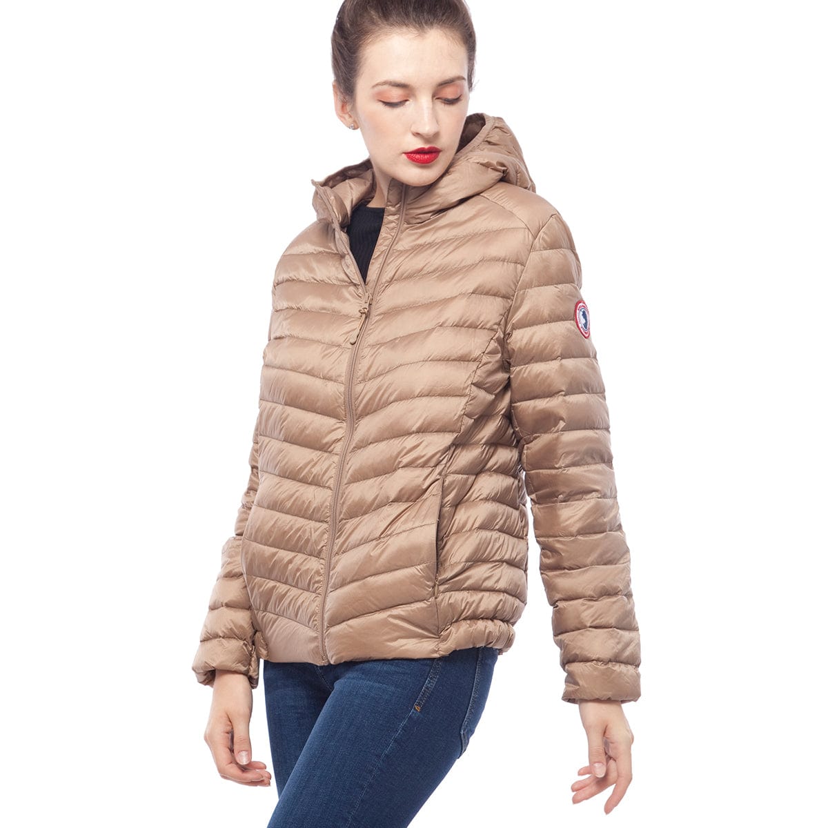 Women's Ultra Light Packable Down Puffer Jacket Rokka & Rolla